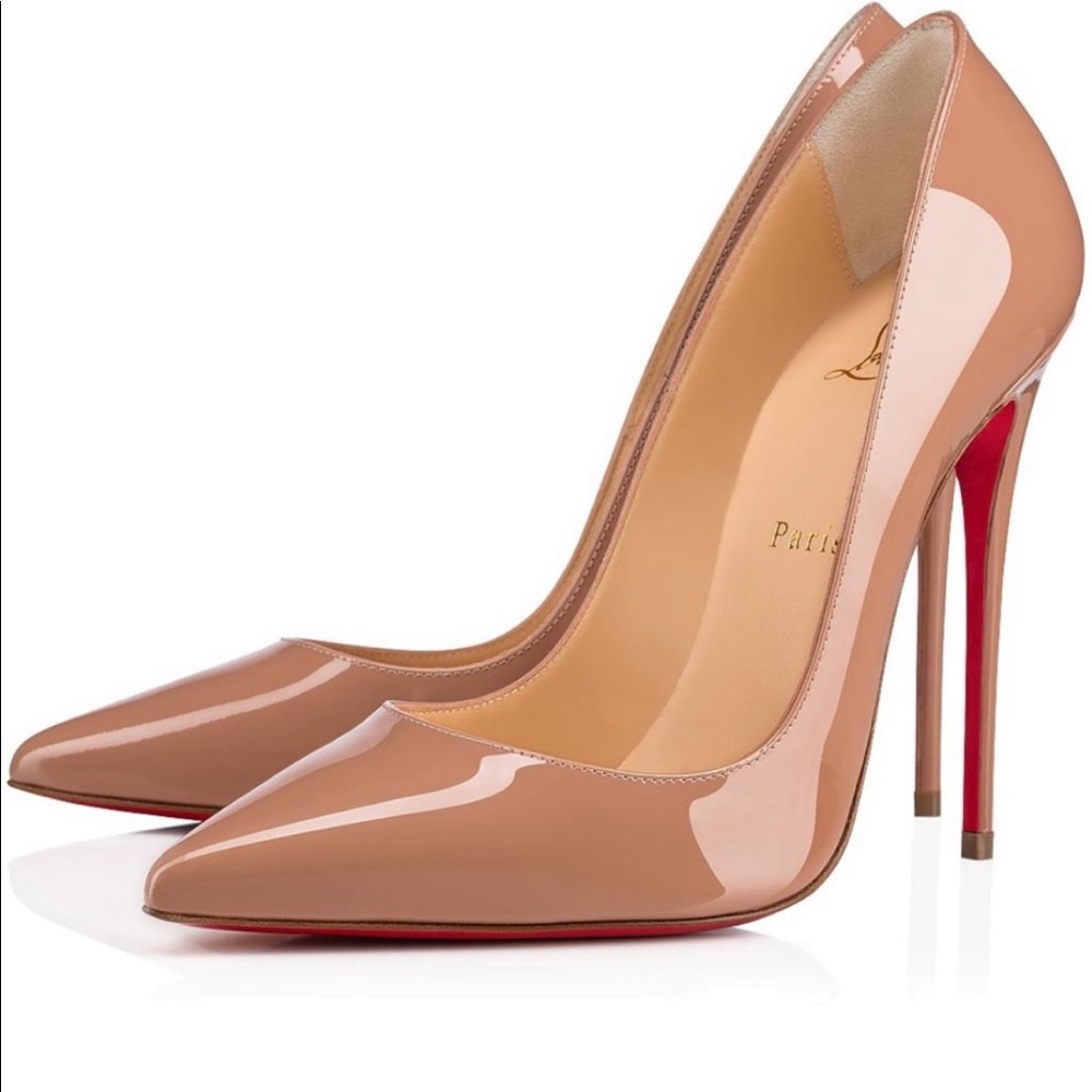 Christian Louboutin So Kate Nude Heels